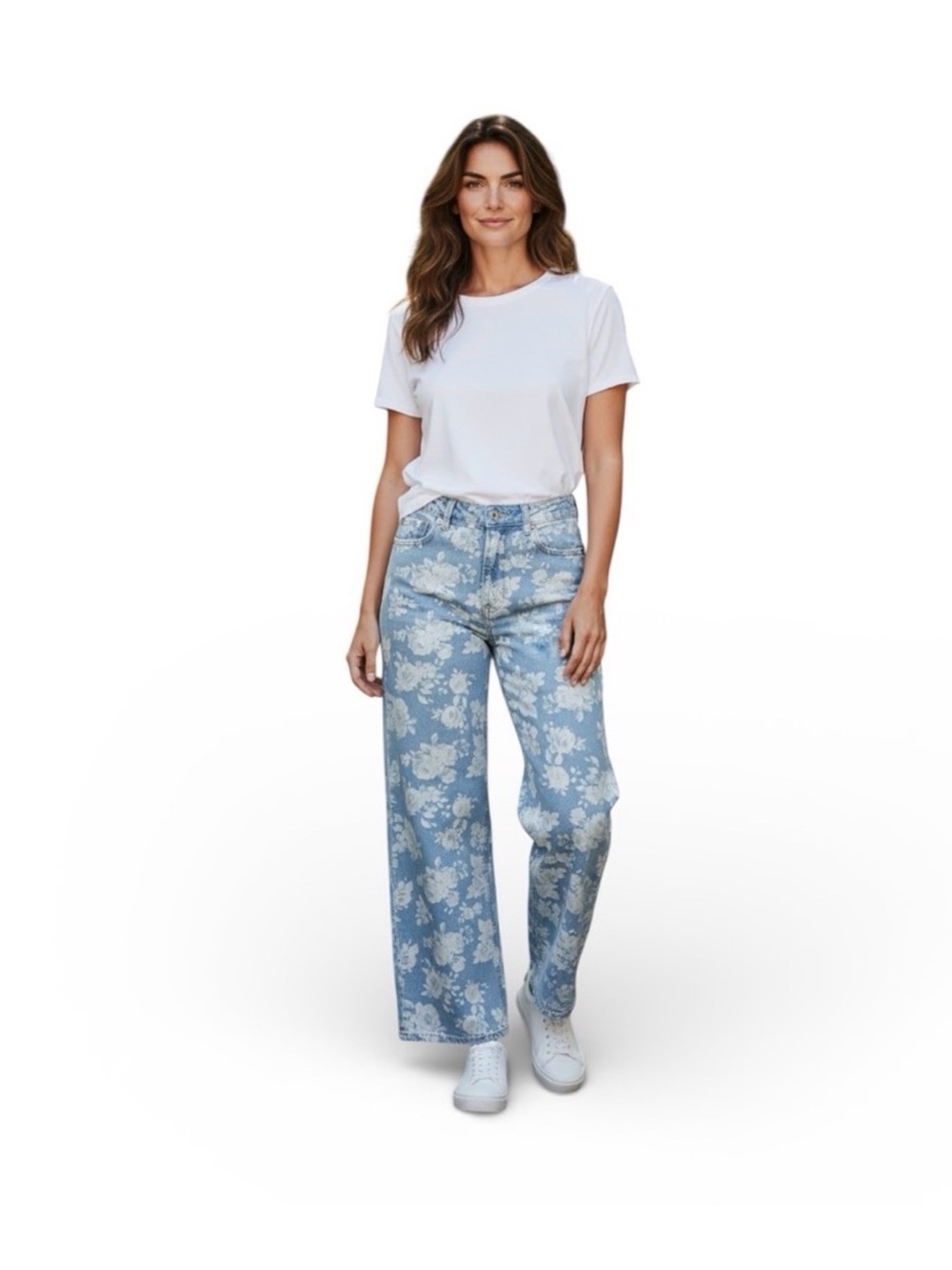Floral Jeans